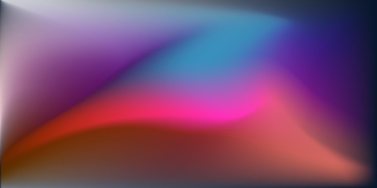 Vector a colorful blur gradient background with a rainbow colored background
