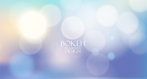 Colorful bokeh light background design