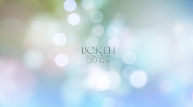 Colorful bokeh style background design