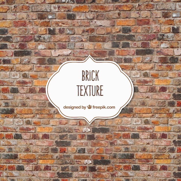 Colorful brick wall texture