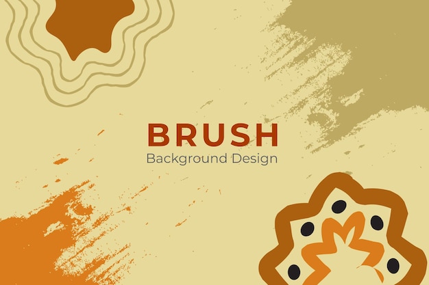 Colorful Brush Stroke Abstract Background