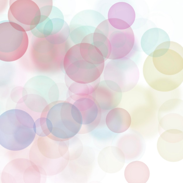 colorful bubbles abstract background