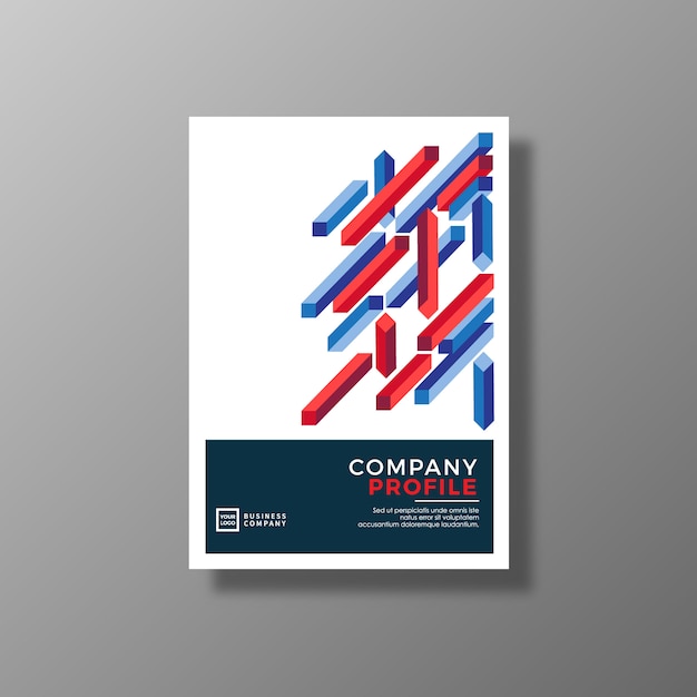 Vector colorful business brochure