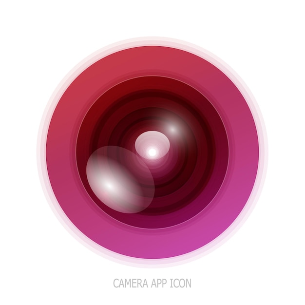 Colorful camera app icon