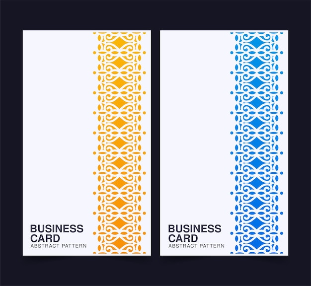 ベクトル カラフルなカードデザイン オーナメントパターン