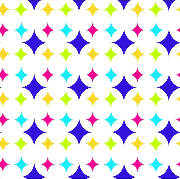 Colorful carnival stars with seamless pattern for the holiday