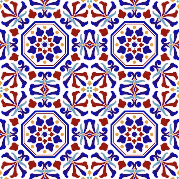 Colorful ceramic pattern