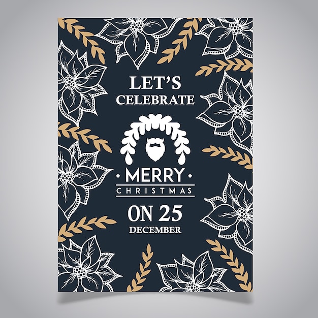 Vector colorful christmas brochure designs