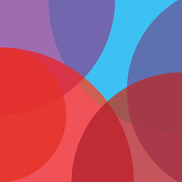 Colorful circle blend abstract background