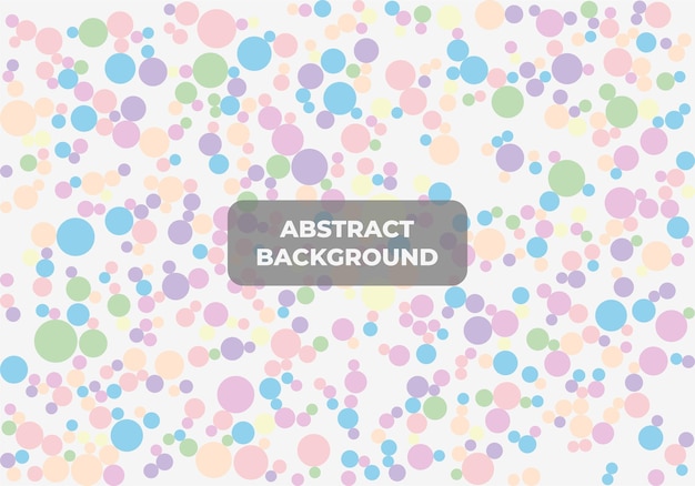 colorful circle dot pattern background template