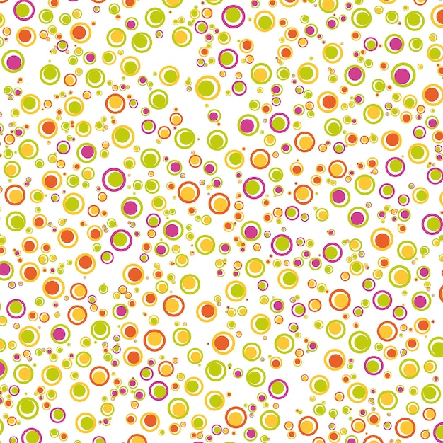 Colorful circle pattern illustrations 3 for print design