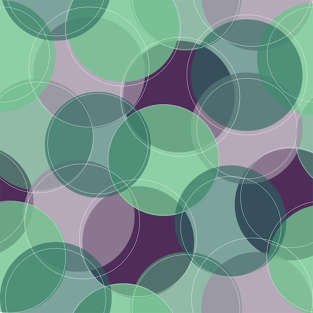 Colorful circle square geometric seamless pattern Purple abstract background