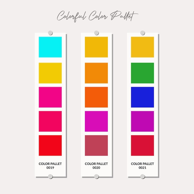 colorful color palette