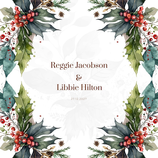 colorful colourful floral flower elegant wedding invitation watercolor