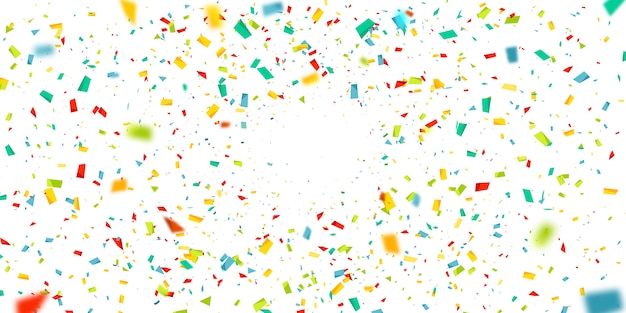 Colorful confetti background