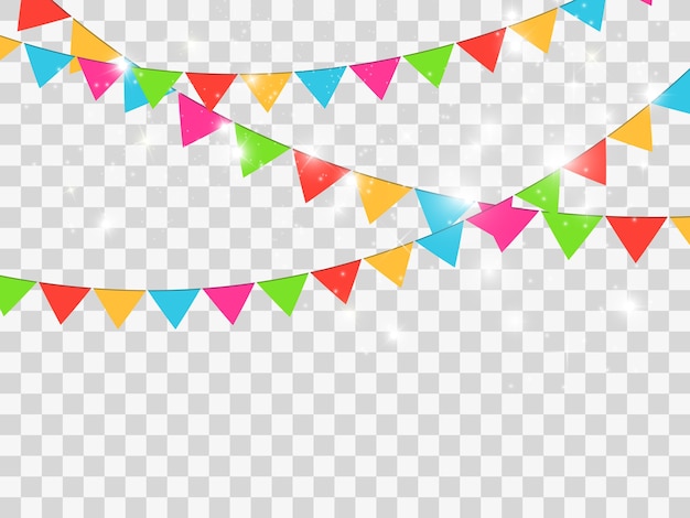 Colorful confetti isolated. Festive background