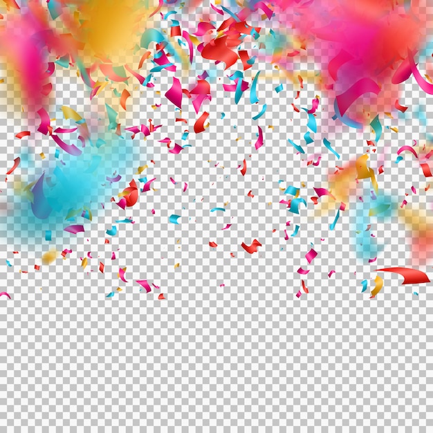 Colorful confetti.