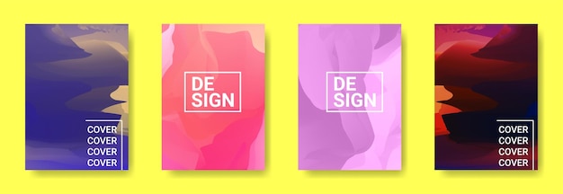 colorful cover collection design