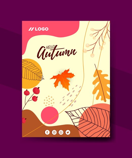 a colorful cover for the fall season