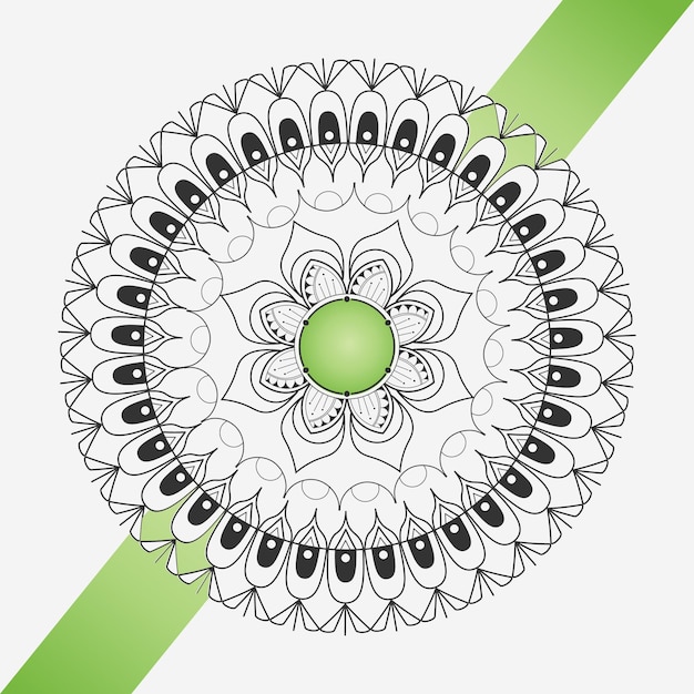 Colorful Creative luxury decorative mandala background design template