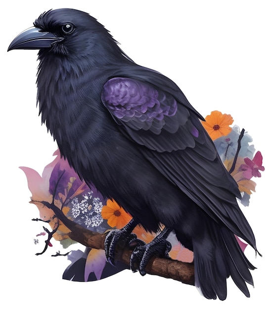 Colorful Crow