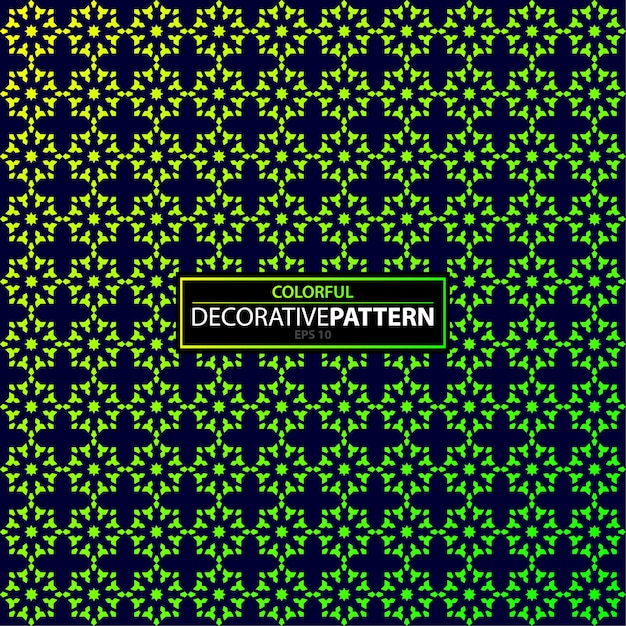 Colorful decorative pattern