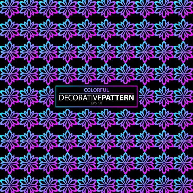 वेक्टर colorful decorative pattern