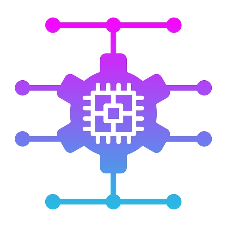 Vector a colorful design with a blue and purple design on it