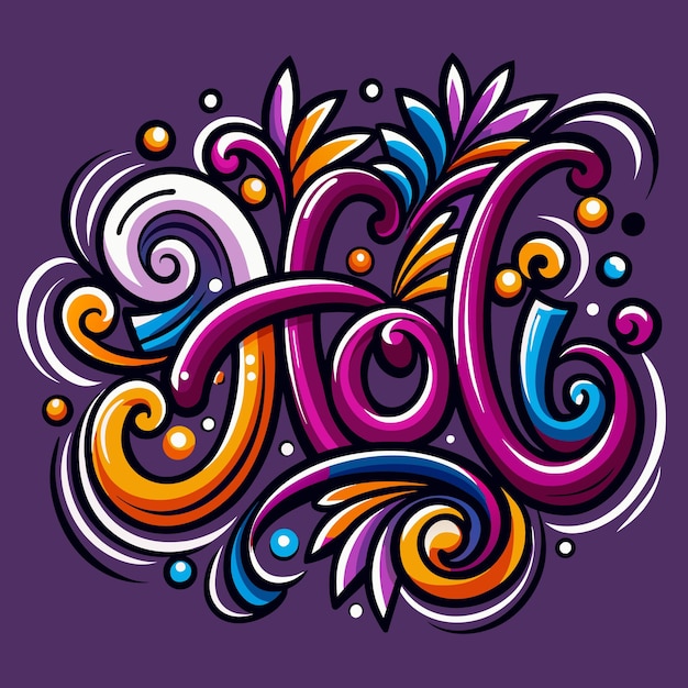 a colorful design with the letter a on it