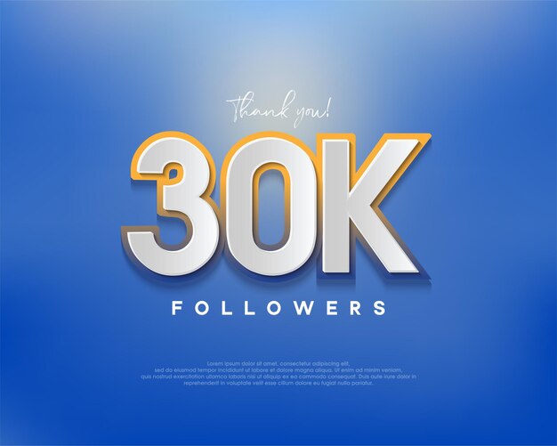 Colorful designs for 30k followers greetings banners posters social media posts