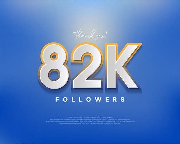 Colorful designs for 82k followers greetings banners posters social media posts