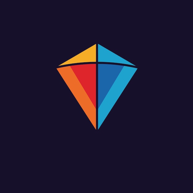 Colorful Diamond Kite