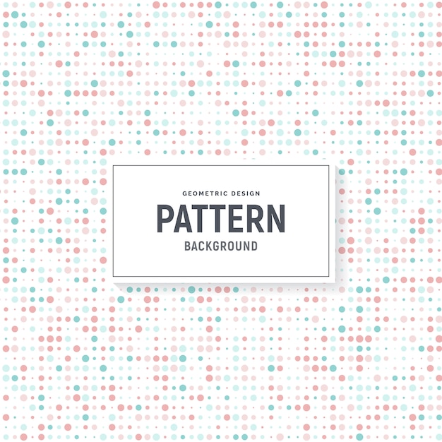 Vector colorful dots pattern background