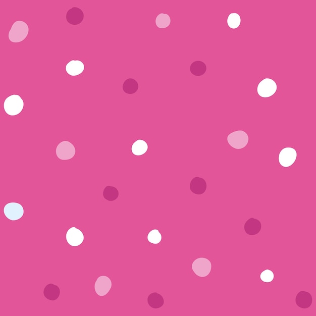 Vector colorful dots seamless pattern