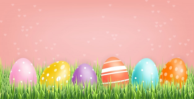 Vector colorful easter eggs