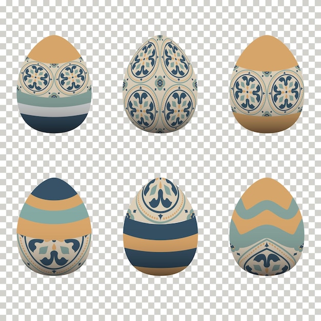 Vector colorful egg design in celebration of easter day