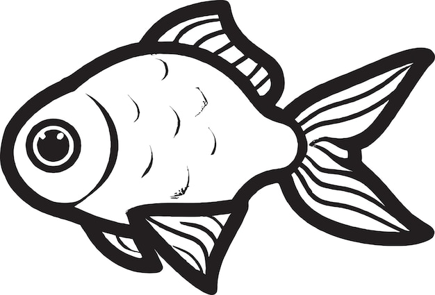 Красочные рыбы векторные иллюстрации