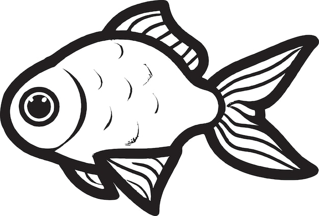 Colorful Fish Vector Illustration