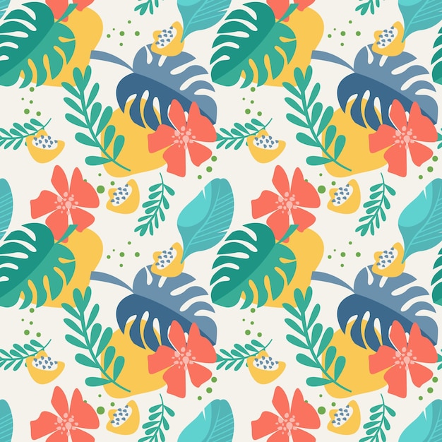 Colorful floral pattern