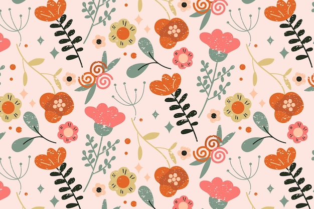 colorful floral pattern