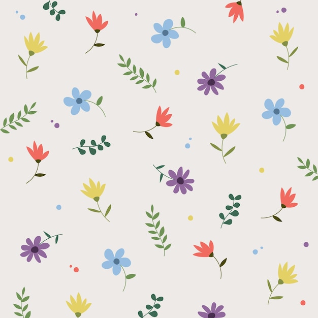 colorful floral print background