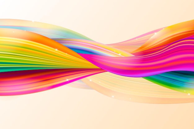Vector colorful flow background