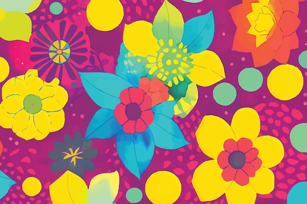 Colorful flower background