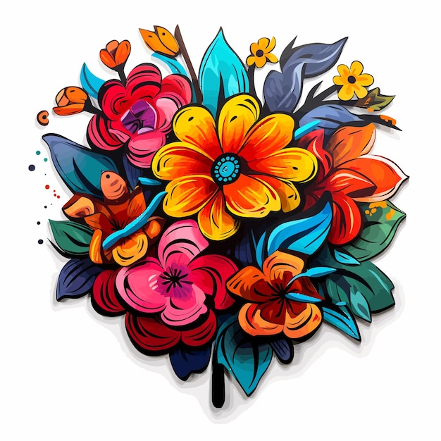 colorful flower illustration