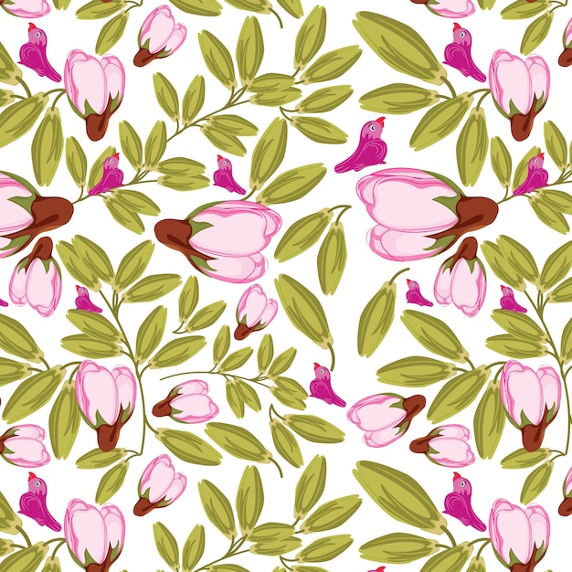 Vector colorful flower pattern