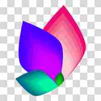 Vector colorful flower vector