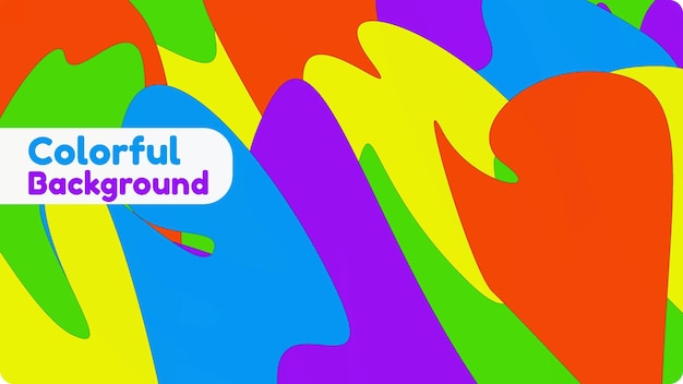 colorful fluid background vector