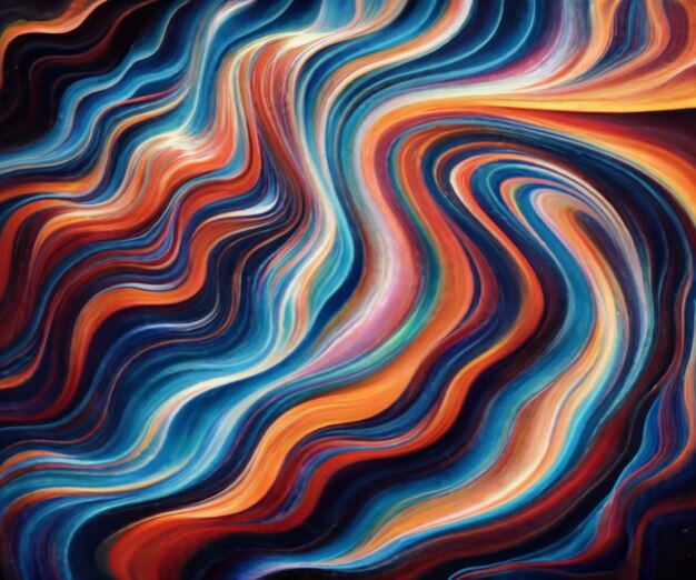 Colorful fluid gradient liquid shapes background