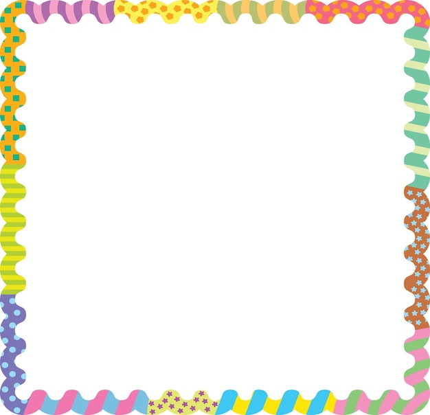 Vector colorful frame