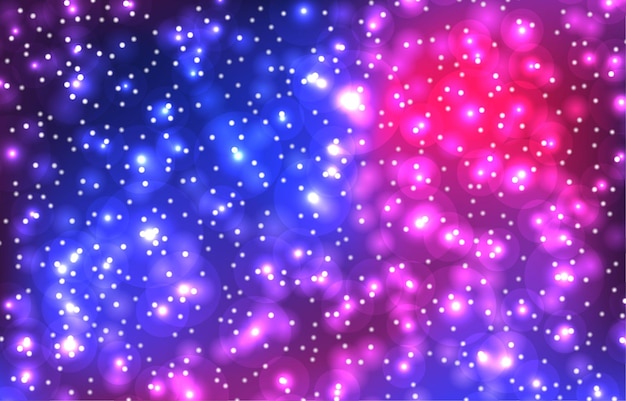 Colorful galaxy space background with stars